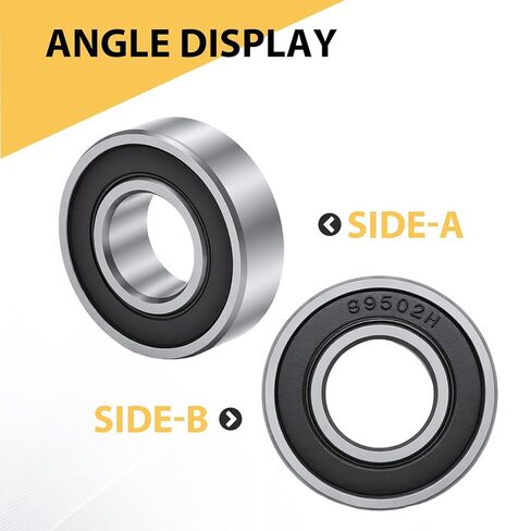 MDEOOSKY 10Pcs 99502H-2RS Mower Spindle Go Kart Sealed Ball Bearing, 5/8 x1-3/8 x.433 Deep Groove Ball Bearings, Suitable for All Kinds of Industrial Equipment in Saudi Arabia