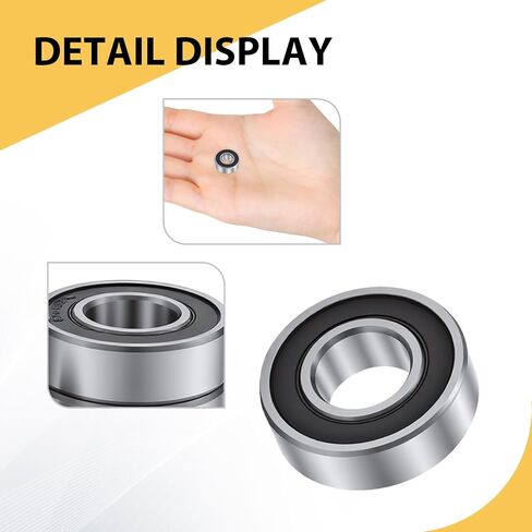 MDEOOSKY 10Pcs 99502H-2RS Mower Spindle Go Kart Sealed Ball Bearing, 5/8 x1-3/8 x.433 Deep Groove Ball Bearings, Suitable for All Kinds of Industrial Equipment in Saudi Arabia