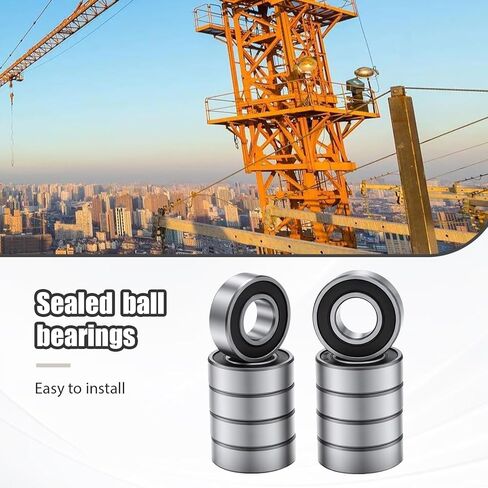 MDEOOSKY 10Pcs 99502H-2RS Mower Spindle Go Kart Sealed Ball Bearing, 5/8 x1-3/8 x.433 Deep Groove Ball Bearings, Suitable for All Kinds of Industrial Equipment in Saudi Arabia