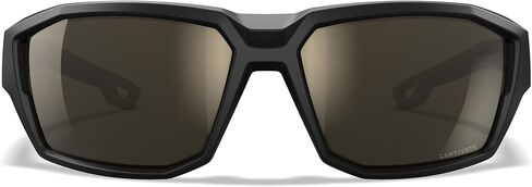 Wiley X Alpine Captivate Polarized Ballistic Rated Sunglasses, Safety Glasses, UV Eye Protection for Shooting, Fishing and Biking, Matte Black and Tan Frames, Tungsten Mirror Tinted Lenses in Saudi Arabia