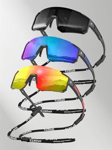 Outdoor Sunglasses Sports Sun Glasses for Men Lightweight for Fishing Driving Cycling Sporty Design for Active Lifestyles in Saudi Arabia