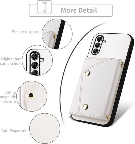 حافظة محفظة فاخرة لهاتف سامسونج جالاكسي S26 الترا 5G مع 5 فتحات للبطاقات، محفظة نحيفة رفيعة، حزام كتف، حامل بطاقة الائتمان، غطاء هاتف لهاتف S26Ultra 26S S 26 26Ultra 6.9 2026، أرجواني داكن in Kuwait