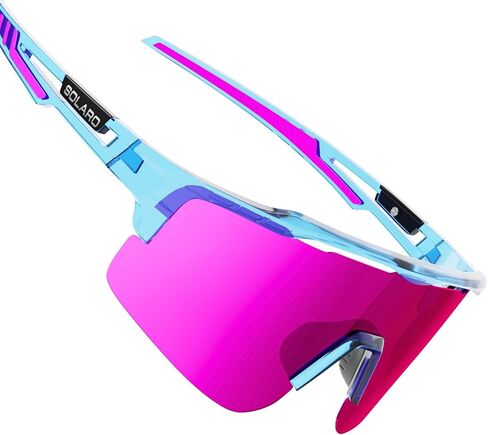 Solaro Shades Baseball Sunglasses for Men & Women – UV Protection Sports Sunglasses for Baseball, Softball, Running, Cycling and Sports – Cotton Candy – Performance Series in Saudi Arabia