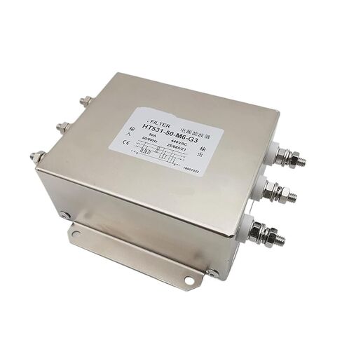 Three-Phase Power Filter HT531-50-M6-G3 380V 50A Inverter Anti-Interference Filter in Saudi Arabia
