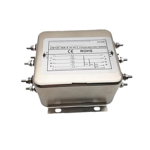 Three-Phase Four-Wire Power Filter CW12C-30A-S 30A AC 380V Anti-Interference in Saudi Arabia