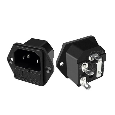 AC Power Socket with Insurance 10A Socket Appliance Socket Cabinet Socket in Saudi Arabia