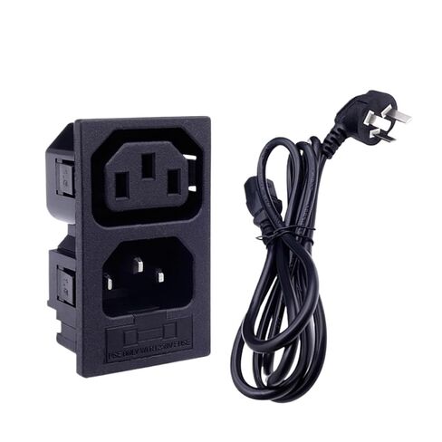 AC Series Power Socket, Male and Female Socket, Computer Socket 10A, Male and Female Socket(Socket+3 * 1.5 * 1.8m Power Cord) in Saudi Arabia