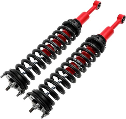 ممتصات الصدمات الأمامية والخلفية سلسلة P1 متوافقة مع تويوتا تندرا 2007-2021 رفع 3-3.5 بوصة (مجموعة كاملة) in Kuwait