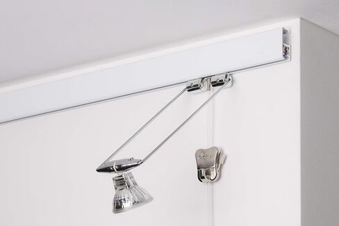 STAS Multirail - Lighting and Hanging Picture Rail System - 78.75" - Silver in Kuwait