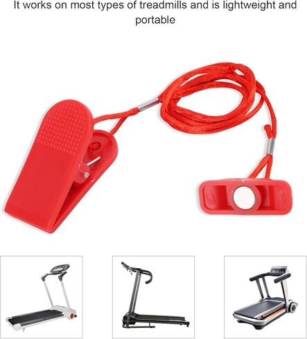 Universal Treadmill Magnetic Safety Keys, Rectangular Safety Key Replacement for Most Treadmills & Running Machines in Saudi Arabia