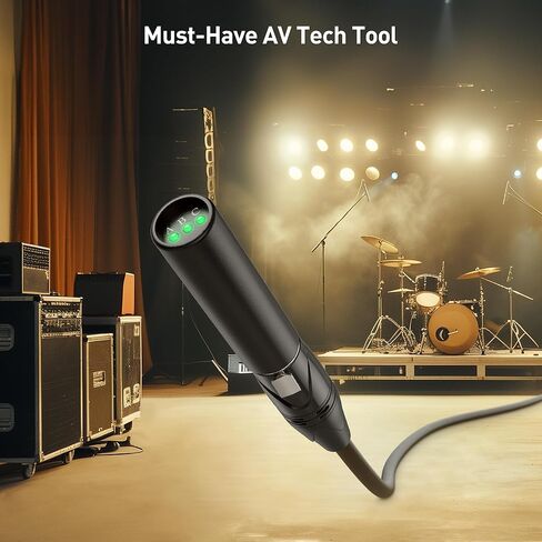 Cable Matters XLR Cable Tester/XLR Sniffer for Microphones, DMX Lighting, and Audio Equipment in Saudi Arabia