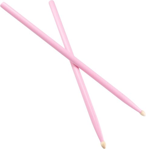 SINJEUN 5 Pair 5A Drumsticks, Pink Drum Sticks, Drum Sticks for Drumming Musical Instrument Percussion in Saudi Arabia