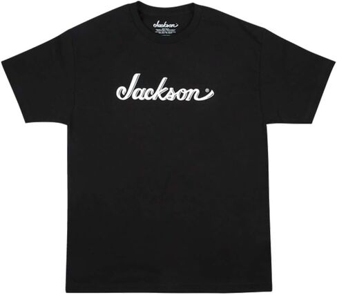 Jackson Guitar Logo Men's T-Shirt - Black in Saudi Arabia