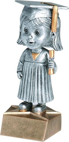 جائزة Decade Awards للخريجين من Bobblehead - بطول 15.24 سم | جائزة البدء المحفورة - قم بالتخصيص الآن in Kuwait