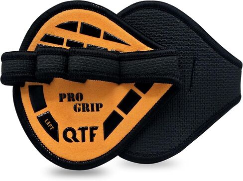 QTF Gym Grips Pads - قفازات النيوبرين الصالة الصالة الرياضية Palm Partector Weight Grips استبدال قفازات التمرين الرجال والنساء - رفع وسادات قبضة لرفع الأثقال ، والتمارينات التنازلات والسحب. in Kuwait