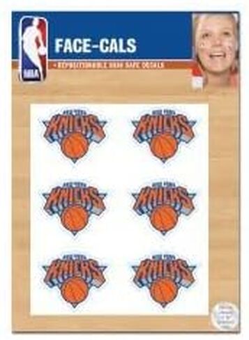 NBA New York Knicks Face Tattoos, Team Colors, One Size in Kuwait