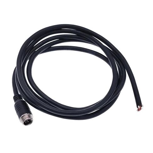 2pin 3pin 4pin 2m GX12 كابل موصلات تمديد مشترك الذكور والإناث M12 5pin 6pin الأسود 1 قطعة (4Pin أنثى) in Kuwait