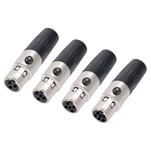 X L R 3Pin 4Pin 5Pin 6Pin Male Panel Chassis Socket Screw Mount Small Plug X L R Microphone M I C Audio Connector 10Pcs(10xF 6P-01) in Saudi Arabia