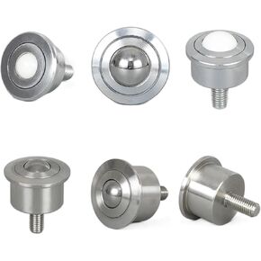 عجلة محمل كروي عالمية دقيقة SP15 مع برغي لجهاز توجيه معدات النقل عالية التحمل قطعة واحدة (SP نايلون، SP22) in Kuwait