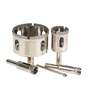 1 قطعة 3-30 مللي متر المغلفة مثقاب الماس الزجاج الأساسية هول المنشار لبلاط السيراميك والرخام والسيراميك افتتاح أداة كهربائية (18 مللي متر) in Kuwait