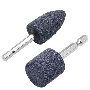 2 قطعة رأس مطحنة سداسية عرقوب طحن عجلة شحذ رئيس المحمولة طحن أداة الحفر للزجاج السيراميك اليشم in Kuwait