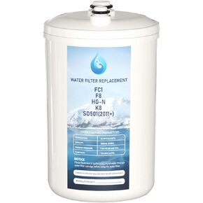 استبدال فلتر المياه FC1 F8 HG-N متوافق مع مرشحات Enagic Leveluk F8 وHG-N لـ K8 وSD501 (2011+)، آلات JRIV، عبوة واحدة in Kuwait