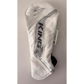 New Cobra Golf F7 White Leather Driver Headcover - Authentic Pull Over Cover in Kuwait