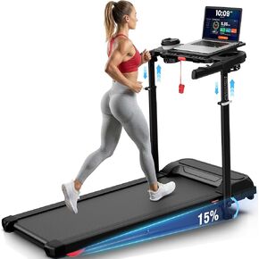 Ancheer 2025 Premium preghill - 5hplicls 350+ رطل القدرة على الوزن - الميل من 3 مستويات ، تصميم قابل للطي ، ارتفاع قابل للتعديل مع مستشعر المكتب والنبض - مثالي لمكتب المنازل والتقارير العائلية in Kuwait