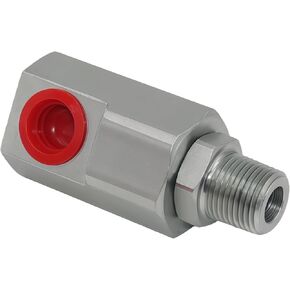 تركيب اتحاد دوار هيدروليكي للكوع GG90 1/2 بوصة MXF بكرة خرطوم شديدة التحمل مع زرك الشحوم - بديل لبكرات الخراطيم الفولاذية المنزلية والصناعية، 9SS8MP50XFP50 - Ni - AL #5124 in Kuwait
