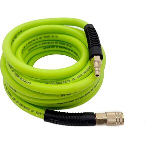 Hybrid Air Hose 1/4-Inch x 100FT,Air Compressor Hose 300 PSI Heavy Duty,Lightweight,Kink Resistant,All-Weather Flexibility with 1/4-Inch Industrial Air Fittings and Bend Restrictors,Green in Saudi Arabia