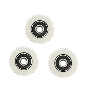 Steel Heavy Duty Motor Pinion Gear 3pcs 36 Teeth 38mm Motor Gear Ball Bearing Gears in Saudi Arabia