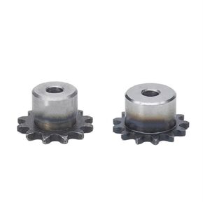Steel Heavy Duty Motor Pinion Gear 1pcs 04C Chain Gear Sprockets for Roller 9 10 11 12 13 14 15 16 17 18 19 20 21 22 23 24 Tooth Steel(14 Teeth) in Saudi Arabia