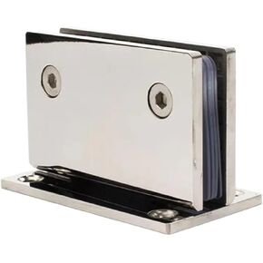 مشبك زجاجي ثابت بدون إطار من الفولاذ المقاوم للصدأ 304 درجة 0 درجة (YHZ01) قطعة واحدة in Kuwait