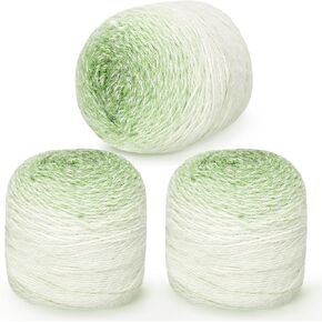 3 Pack of 80g/2.65 oz Ombre Yarn for Crocheting, Extra Large Fluffy Soft Caron Cloud Cakes Yarn, Gradient Yarns for Beginner Knitting Crochet Star Blanket Scarve Shawl Garment DIY Craft (Pink) in Kuwait