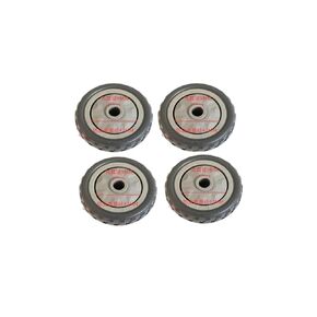 4PCS 3 Inch Polyurethane Gray Thermal Single Wheel Wear Resistant Cart with Dual Bearings in Saudi Arabia