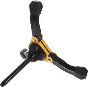 حامل كلارينيت قابل للطي من Holibanna مع قاعدة صفراء، ودعامة حامل المزمار ورف حامل ثلاثي القوائم، وملحق دعم أدوات الرياح للاستخدام المبتدئ والمحترف in Kuwait