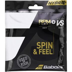 Babolat Hybrid RPM Blast 17g + Touch VS 16g Black Tennis String (Set) in Multipacks (1-2-4-6-8-Packs) in Kuwait