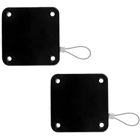 2 Pcs Automatic Sensor Door Closer-Kitchen Sliding Silent Buffer Simple Closer for Interior Wooden Glass Doors (3 Styles)(Black1000g Rally) in Saudi Arabia