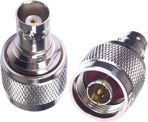 B N C Female Jack to N Type Male Plug R F Coax Connector Straight Adapter C20071 1Pcs in Saudi Arabia