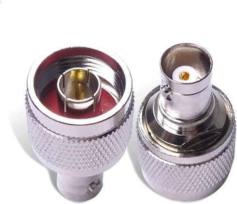 B N C Female Jack to N Type Male Plug R F Coax Connector Straight Adapter C20071 1Pcs in Saudi Arabia
