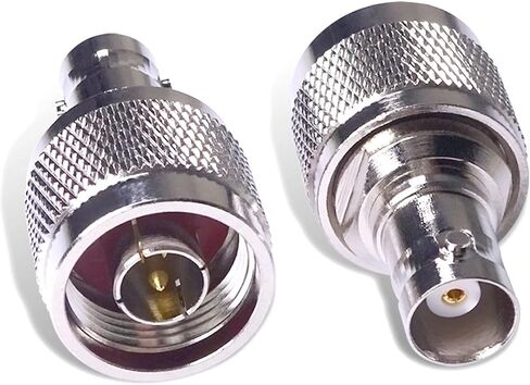 B N C Female Jack to N Type Male Plug R F Coax Connector Straight Adapter C20071 1Pcs in Saudi Arabia