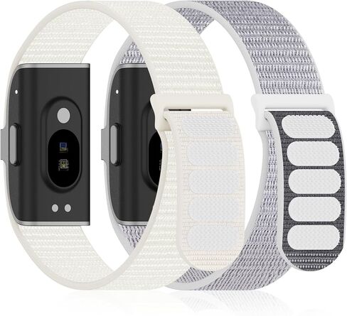 عبوتان من حلقة النايلون المتوافقة مع حزام بديل لفرقة هيوم، سوار معصم ناعم قابل للتعديل ومسامي متوافق مع فرقة هيوم الصحية للرجال والنساء in Kuwait