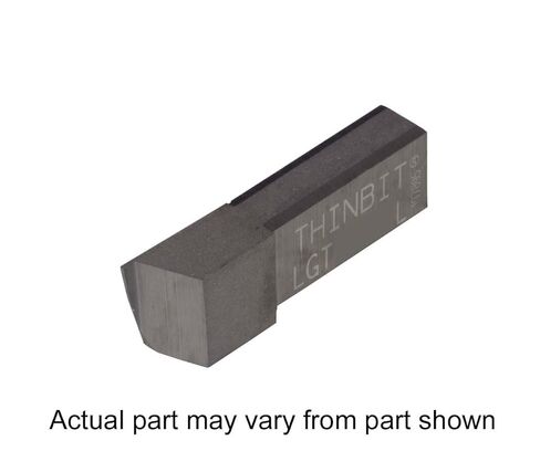 3 Pack LGT022D2L, .022" Width, .066" Depth, Uncoated Carbide, Sharp Corner, THINBIT Grooving Insert for Steel, cast Iron and Stainless Steel with Interrupted cuts in Saudi Arabia