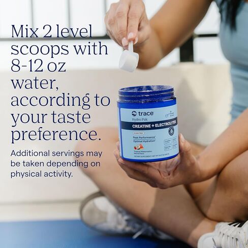 آثار المعادن الكرياتين + الشوارد - مسحوق الكرياتين والمعادن لتحقيق أعلى أداء والترطيب الأمثل - يدعم الدماغ والعضلات والقدرة على التحمل - 5 جم كرياتين - البطيخ الاستوائي - 30 حصة in Kuwait