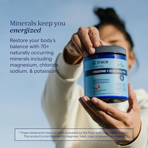 آثار المعادن الكرياتين + الشوارد - مسحوق الكرياتين والمعادن لتحقيق أعلى أداء والترطيب الأمثل - يدعم الدماغ والعضلات والقدرة على التحمل - 5 جم كرياتين - البطيخ الاستوائي - 30 حصة in Kuwait