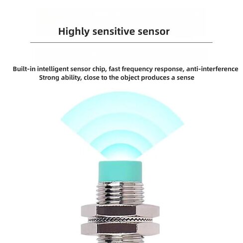 2Pcs ZL12-04NON Proximity Switch Sensor Industrial Automation Sensor Detection NPN NO DC12-36V 4mm Normally Open in Saudi Arabia