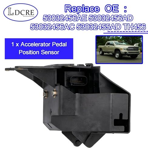 53032456AE مستشعر موضع دواسة الوقود مناسب لدودج رام 1500 2500 3500 5.7L هيمي و 5.9L الكمون ديزل 2003-2004 | تطبيقات استبدال 53032456AC، 53032455AD، TH456 in Saudi Arabia