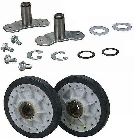 مجموعة عمود الأسطوانة الخلفية للمجفف تحل محل Crosley CDE20R7W CDE20R7WC CDE20T6A CDE20T6AC CDE20T6W CDE20T6WC CDE20T7A CDE20T7AC CDE20T7W CDE20T7WC CDE20T8A CDE20T8V CDE20T8VC CDE20T8W CDE22B6M in Kuwait