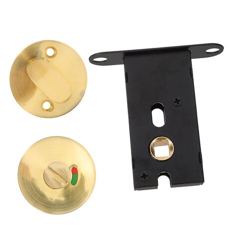 Holibanna قفل مؤشر أحمر أخضر للمرحاض العام سبائك الزنك قفل باب الخصوصية علامة شاغرة للاستخدام التجاري in Kuwait