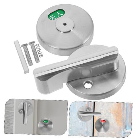 HEALLILY Double Sided Lock Bathroom Partition Latch Privacy Lever Lock Easy Install in Saudi Arabia